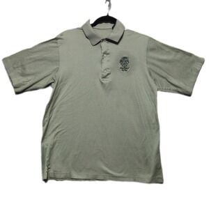 CARNOUSTIE Trump National Golf Club Mens‎ M Green Polo Shirt Embroidered Crest